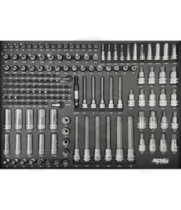 Szerszámkészlet, tálcás 171 db-os - SP Tools