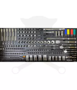 Szerszámkészlet, tálcás 254 db-os - SP Tools