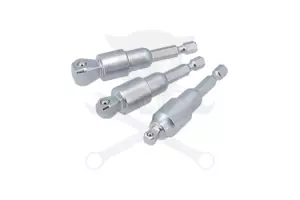 Fúrótokmány adapter készlet 3 db-os gömbvégű - Laser