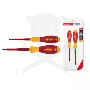 Csavarhúzó készlet VDE Wiha SoftFinish Xeno 2 db-os SL/PZ1 + SL/PZ2 SB328S2