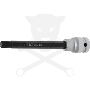 Rátűzőkulcs - crowa+bit 1/2" Ribe M10x140 mm hosszú - BGS