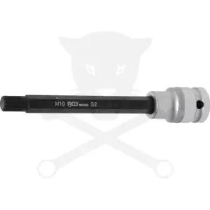 Rátűzőkulcs - crowa+bit 1/2" Ribe M10x140 mm hosszú - BGS
