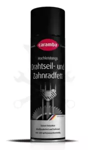 Drótkötél- és Fogaskerék zsír spray 500 ml Caramba