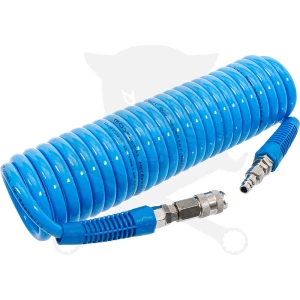Levegőcső spirál 6 m kék - szerelt - 12 mm - BGS