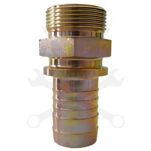 Homokfúvó géphez CLEMCO csatl. Tömlővég 32 mm / Külső menet 1-1/4"
