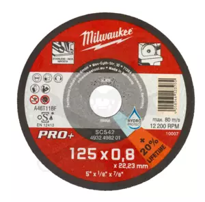 Vágókorong 125 x 0.8 x 22.2 mm - Milwaukee