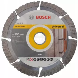 Vágókorong 150 mm Gyémánttárcsa univerzális - Bosch (2.608.615.061)