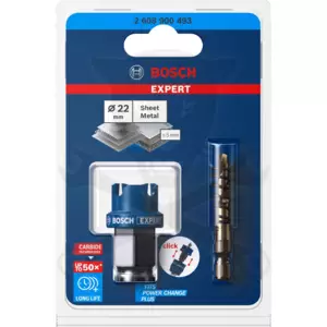 Körkivágó - lyukfűrész - Carbid fogakkal 22 mm - Bosch