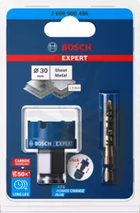 Körkivágó - lyukfűrész - Carbid fogakkal 30 mm - Bosch
