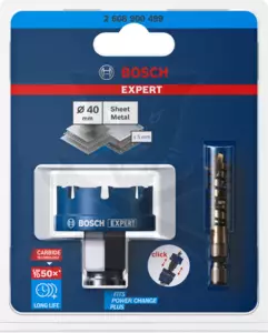 Körkivágó - lyukfűrész - Carbid fogakkal 40 mm - Bosch