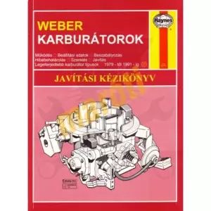Szakkönyv Weber karburátorok