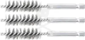 Motor-hengerfej furat tisztító kefe 1/4" - 14 mm 3db/cs - BGS