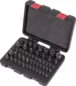 Torx készlet külső/belső 52 db-os 1/4" - 3/8" - 1/2" - Welzh