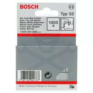 Tűzőkapocs 53-as típus - 14 mm 1000 db - Bosch