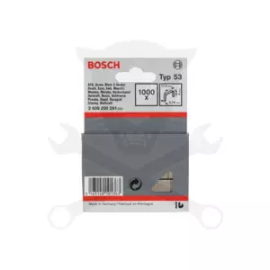 Tűzőkapocs 53-as típus - 4 mm 1000 db - Bosch