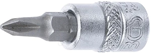 Rátűzőkulcs - crowa+bit 1/4" kereszt PH1