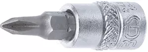 Rátűzőkulcs - crowa+bit 1/4" kereszt PH1