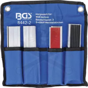 Satuhoz lágy-pofa 150 mm-es betét készlet 8 db-os - mágneses kivitel -BGS