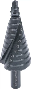 Lemezfúró, lépcsős 1 db-os HSS 6-30/2 mm - BGS