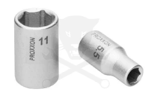 Dugókulcs - crowafej 1/4" 6 lap normál  9 mm Proxxon