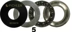 Pichler tartozék F9Q-05 Támcsapágy + tartó adapter készlet F9Q-1.9 DCI