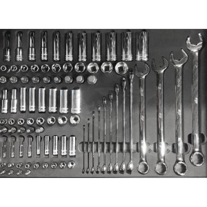 Tálcás SP Tools "M" Dugókulcs+Imbusz+csillag-villás készlet88 db-os COLOS