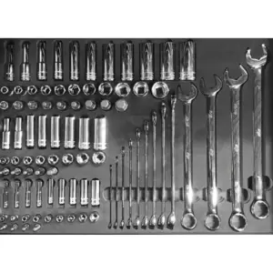 Tálcás SP Tools "M" Dugókulcs+Imbusz+csillag-villás készlet88 db-os COLOS