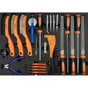 Tálcás SP Tools "M" Lakatos szerszám készlet 23 db-os