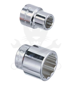 Dugókulcs - crowafej 3/4" 12 szög normál 51 mm Genius