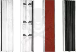 Satuhoz lágy-pofa 125 mm-es betét készlet 4 pár - mágneses kivitel -Yato