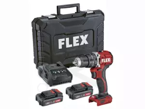 Ütvefúró-csavarbehajtó, akkus 18V 65 Nm 2x2.5Ah FLEX (PD 2G 18.0 EC L2.5 Set)