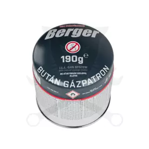 Gázpatron biztonsági szeleppel 190 gr