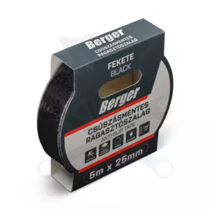 Csúszásgátló szalag fekete 25 mm x 5 m öntapadós - Berger