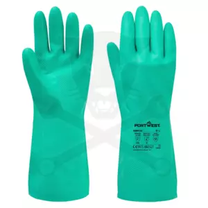 Alkatrészmosó Kesztyű 0,4 mm vastagság Nitril 32 cm 11/XXL Portwest
