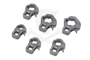 Csillagkulcs adapter készlet nyitható 3/8" 6 db: 10-19 mm "Crowfoot" -