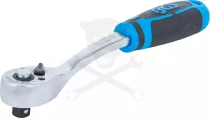 Crowa racsnis kulcs 3/8" 72 fogú hajlított BGS