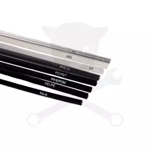 Műanyag hegesztő huzal TESZTKÖTEG:ABS/PP/PS/PA-6/PC/PP-EPDM/HD-PE/KPVC