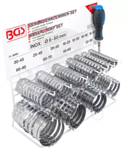 Bilincs készlet 111 db-os + ajándék bilncs csavarhúzó - rozsdamentes - BGS