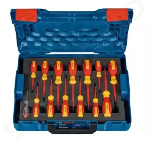 Csavarhúzó készlet 14 db-os SL/PH/PZ/TX - szigetelt - VDE 1000V