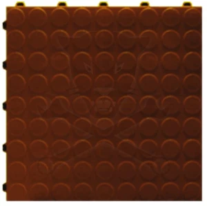 Műhelypadló - SwissDeck CoinDeck 33,3 x 33,3 cm - Chocolate Brown