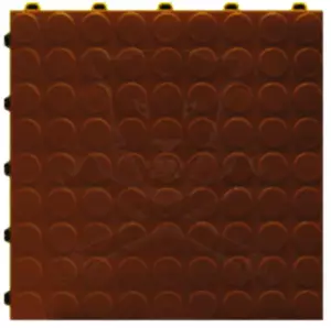 Műhelypadló - SwissDeck CoinDeck 33,3 x 33,3 cm - Chocolate Brown