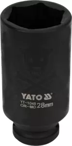 Légkulcsfej 1/2" 6 l.h. 28-as Yato