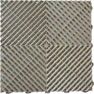 Műhelypadló - SwissDeck RibDeck Classic 33,3 x 33,3 cm - Ivory/Elefántcs