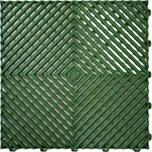 Műhelypadló - SwissDeck RibDeck Classic 33x33cm Turf Green RAL6010