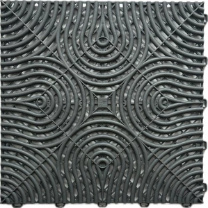 Műhelypadló - SwissDeck RibDeck Infinity 33,3x33,3cm Slate Grey