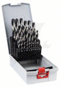 Csigafúró készlet HSS 25 db-os 1,0-13,0 mm - Bosch