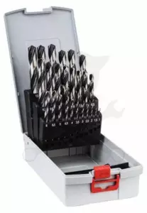 Csigafúró készlet HSS  25 db-os 1,0-13,0 mm - Bosch