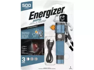 Elemlámpa LED 1 CREE Autós Biztonsági Újratölthető Energizer