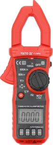 Multiméter, lakatfogós DC 1000 / AC 750V - Yato