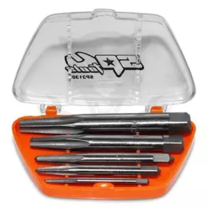 Csavarkiszedő - törtcsavar kihajtó készlet 4 db-os 1/8" - 3/8" - kúpos -